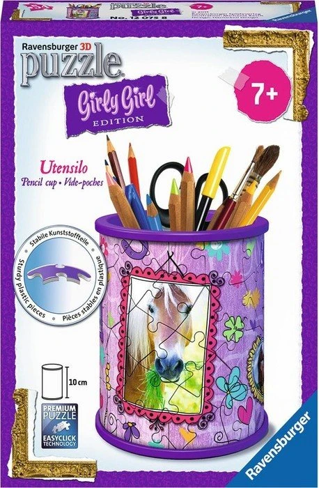 Ravensburger Puzzle Girly Girl Edition Utensilo Pferde