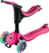 Globber Go Up Sporty Lights 360° Kickboard fuchsia pink Vorschaubild