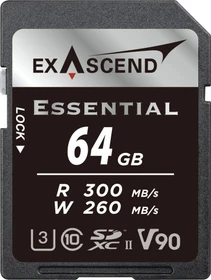 Exascend Essential R300/W280 64GB, UHS-II U3, Class 10