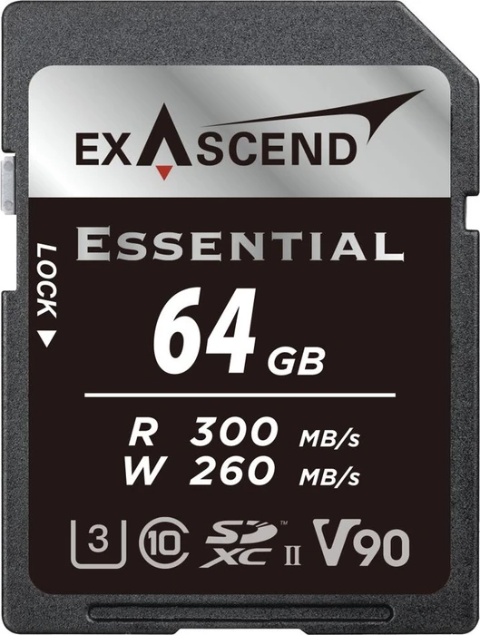 Exascend Essential R300/W280 64GB, UHS-II U3, Class 10