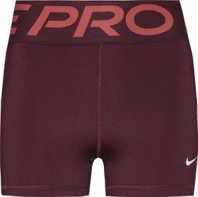 Nike Pro Sculpt Dri-FIT Hose kurz burgundy crush/white (Damen)