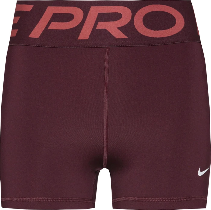 Nike Pro Sculpt Dri-FIT Hose kurz burgundy crush/white (Damen)