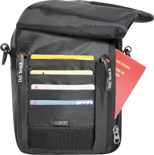 Tatonka Check In RFID Block Umhängetasche schwarz