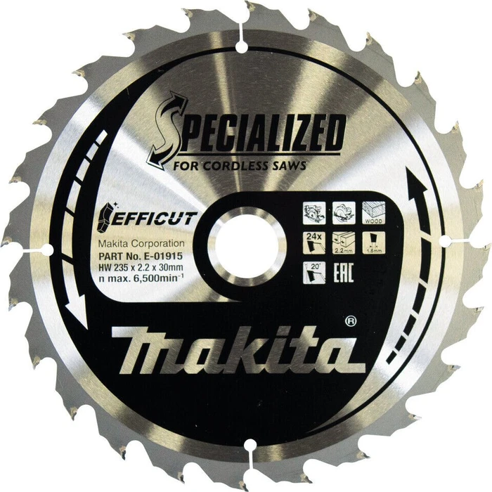 Makita Specialized Efficut Kreissägeblatt 24Z, 235x1.5x30mm, 1 Stück