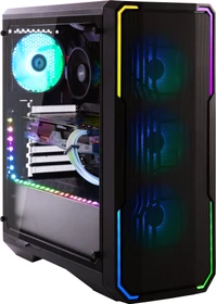 BitFenix Enso Mesh 4ARGB, schwarz, Glasfenster