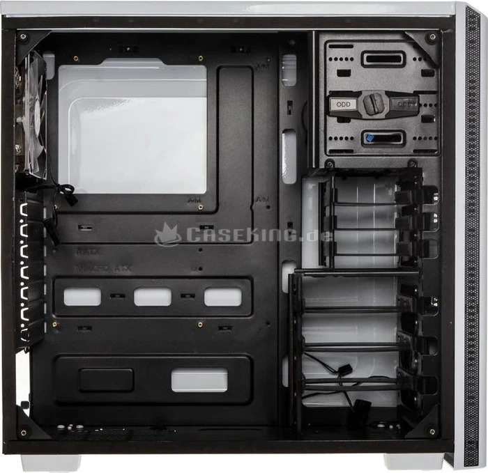 BitFenix Nova TG weiß, Glasfenster