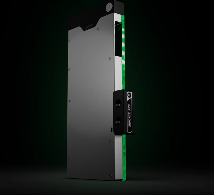 EK Water Blocks Quantum Line EK-Quantum Vector² Strix RTX 3080/90 Backplate silber
