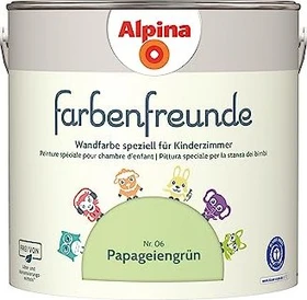 Alpina Farben Farbenfreunde Nr. 06 innen papageiengrün, 2.5l