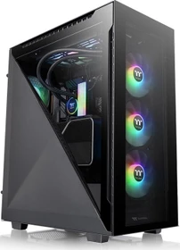 Thermaltake Divider 500 TG ARGB, schwarz, Glasfenster