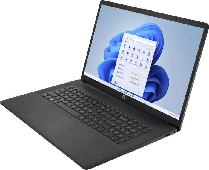 HP Laptop 17-cp0132ng, Jet Black, Ryzen 3 5300U, 8GB RAM, 256GB SSD, DE