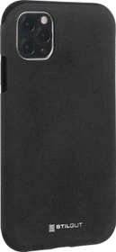 Stilgut Alcantara Cover für Apple iPhone 11 Pro Max schwarz