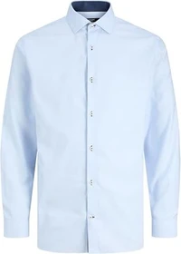 Jack & Jones Slim Fit Hemd langarm cashmere blue (Herren)