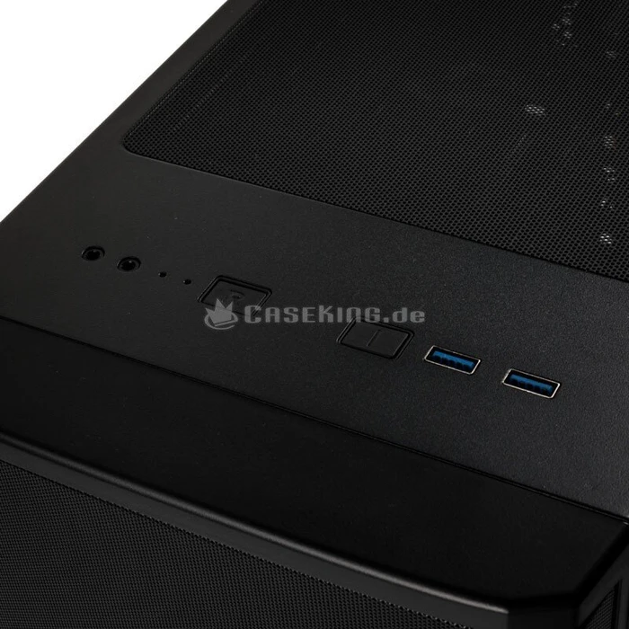 BitFenix Nova Mesh TG 4ARGB, schwarz, Glasfenster