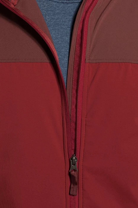 Tatonka Lajus Hooded Funktionsjacke aubergine/lava-red (Herren)