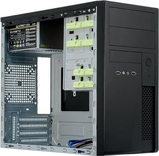 Chieftec Mesh XT-01B, schwarz, 350W ATX