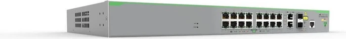 Allied Telesis CentreCOM FS980M Rackmount Managed Switch, 16x RJ-45, 2x RJ-45/SFP, 250W PoE+