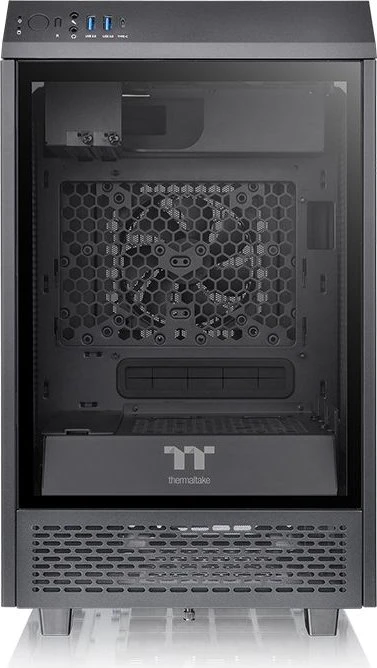 Thermaltake The Tower 100, schwarz, Glasfenster, Mini-ITX