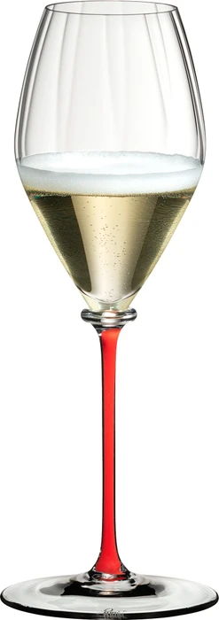 Riedel Fatto A Mano Performance Champagnerglas rot