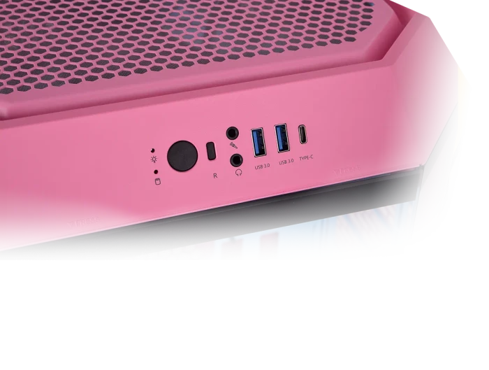 Thermaltake The Tower 300 Bubble Pink, rosa, Glasfenster