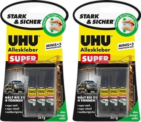 UHU Super strong & safe Minis Alleskleber Tube, 3g