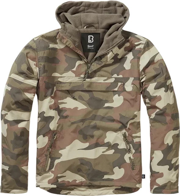 Brandit Windbreaker Anorak light woodland (Herren)