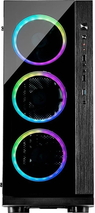Inter-Tech W-III RGB, Acrylfenster