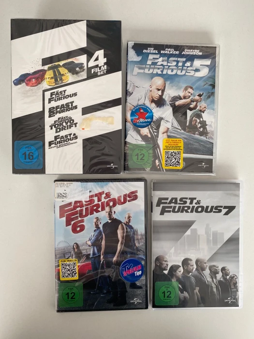 The Fast And The Furious Box (Filme 1-7) (DVD)