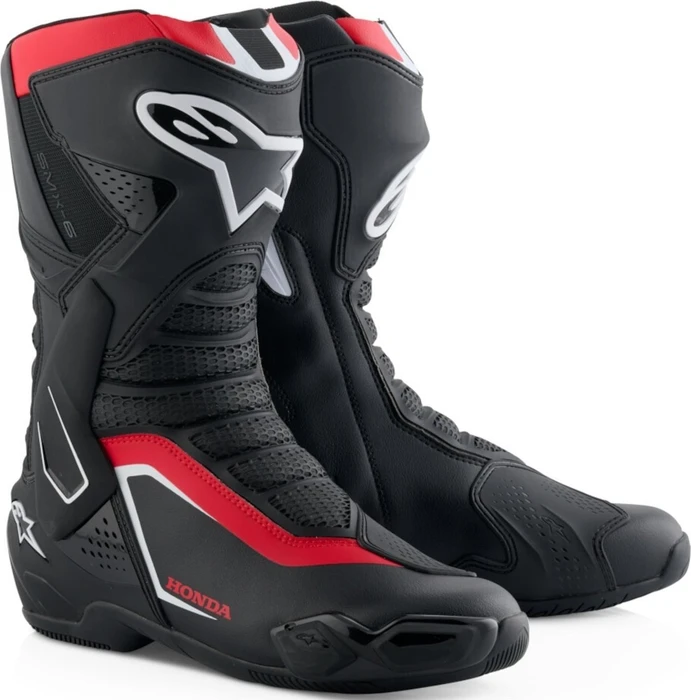Alpinestars Honda SMX-6 V3 Motorradstiefel schwarz/rot/weiß