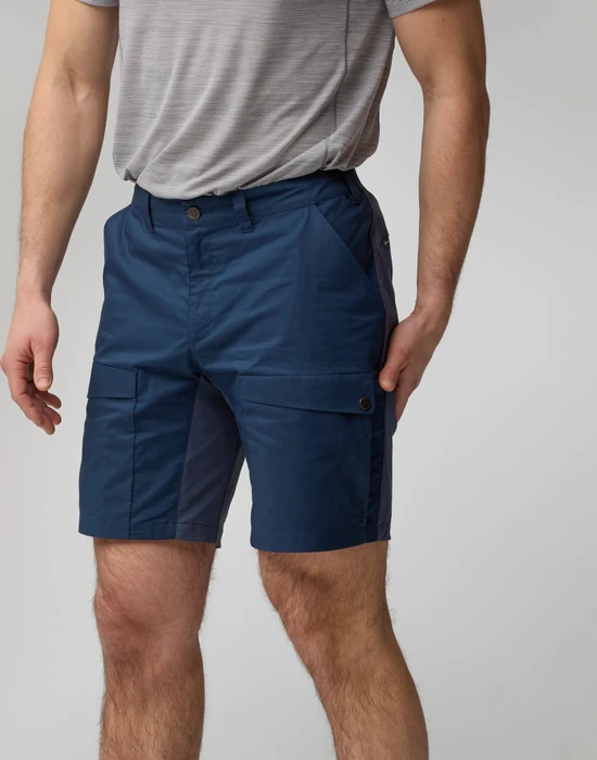 Fjällräven Abisko Hybrid Trail Hose kurz navy (Herren)