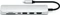 Satechi USB-C Slim Multi-Port with Ethernet Adapter silver Dual-Slot-Cardreader, USB-C 3.0 [Stecker] Vorschaubild