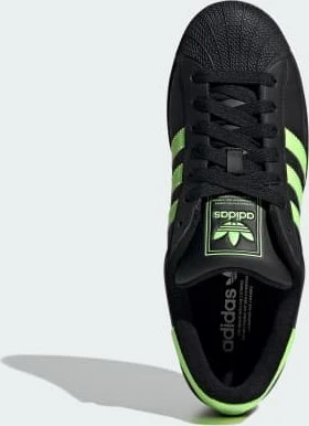 adidas Superstar II core black/signal green/cloud white