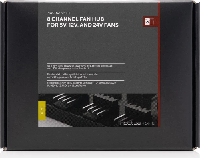 Noctua HOME NV-FH2 8-Kanal Lüfter-Hub, Lüfterverteiler, 8-Kanal, 8-fach