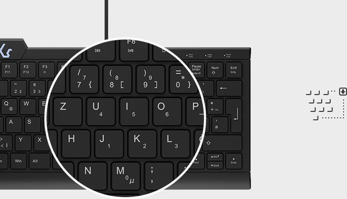 KeySonic KSK-5010ELC, schwarz, USB, DE