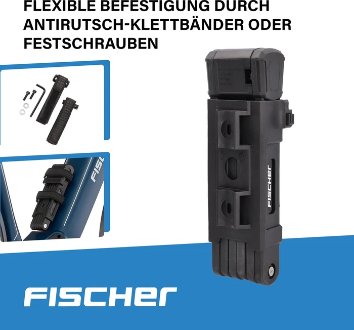 Fischer Protect Plus+ 85cm Faltschloss, Schlüssel (85926) – Bild 4 von 12
