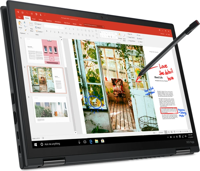 Lenovo ThinkPad X13 Yoga G2, Core i5-1135G7, 8GB RAM, 256GB SSD, DE