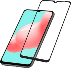 Cellularline Impact Glass Capsule für Samsung Galaxy A32 schwarz