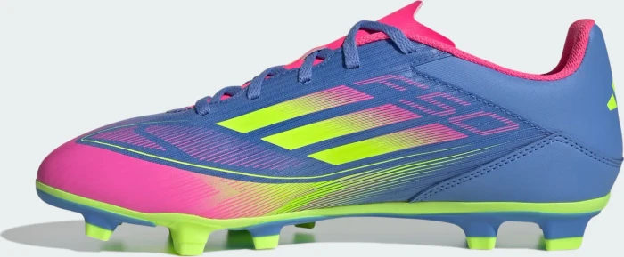 adidas F50 Club FG/MG blue fusion/lucid lemon/lucid pink