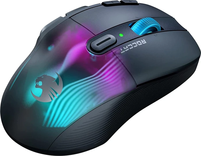 Roccat Kone XP Air mit Ladestation, Ash Black, USB/Bluetooth