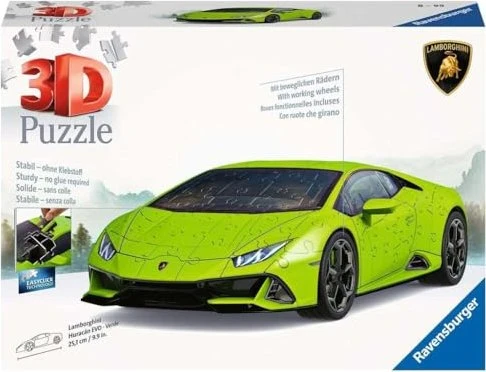 Ravensburger Puzzle 3D Puzzle Lamborghini Huracán EVO Verde
