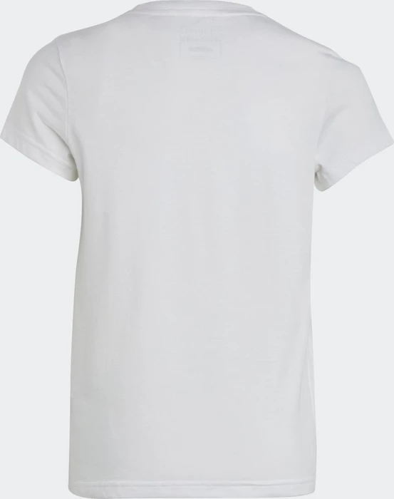 adidas Essentials Big Logo Cotton T-Shirt kurzarm weiß/schwarz (Junior)