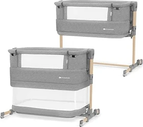 Kinderkraft Neste Grow Beistellbett holz-grau