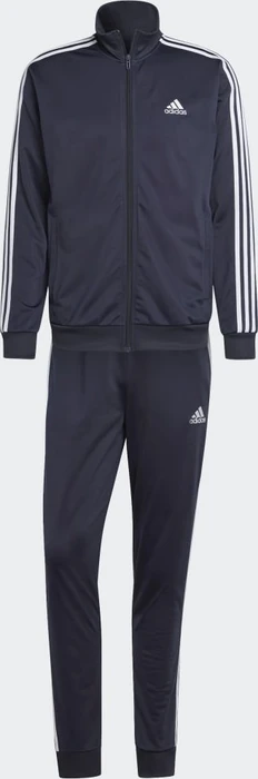 adidas Basic 3-Streifen Tricot Trainingsanzug legend ink/white (Herren)