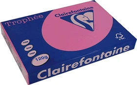 Clairefontaine Trophée Universalpapier matt fuchsia, A4, 120g/m², 250 Blatt