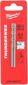 Milwaukee Thunderweb HSS-G Metallbohrer, 4x43x75mm, 2 Stück