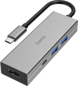 Hama USB-C Multiport-Adapter USB 3.2 Typ-C/HDMI 1.4 Adapter + 3-port Hub
