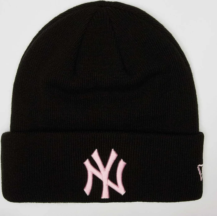 New Era New York Yankees Essential Cuff Beanie schwarz