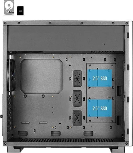 AeroCool GLO, Glasfenster