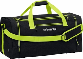 Erima Squad M Sporttasche schwarz melange/lime