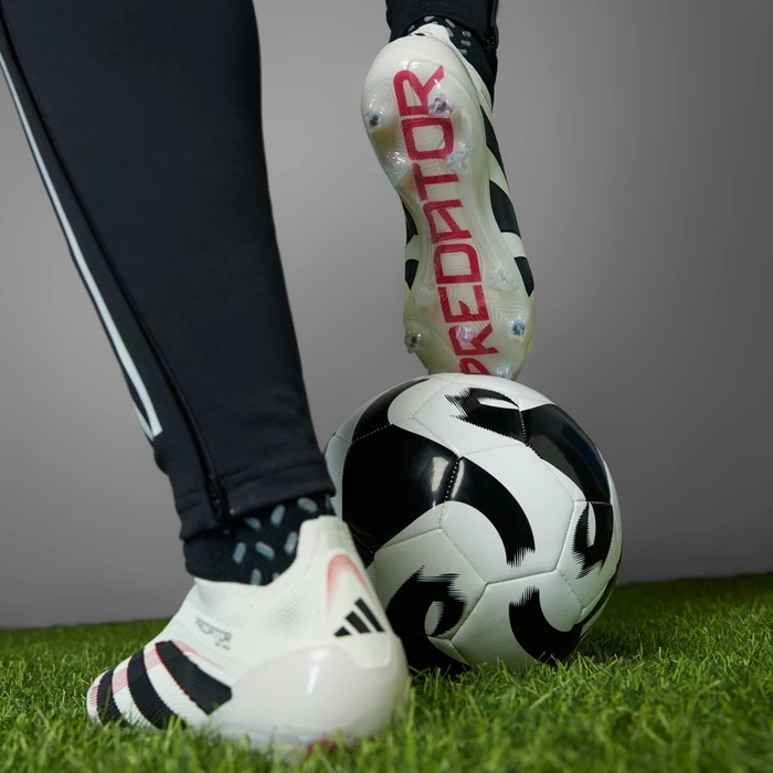 adidas Predator Elite Laceless FG off white/core black/pure ruby