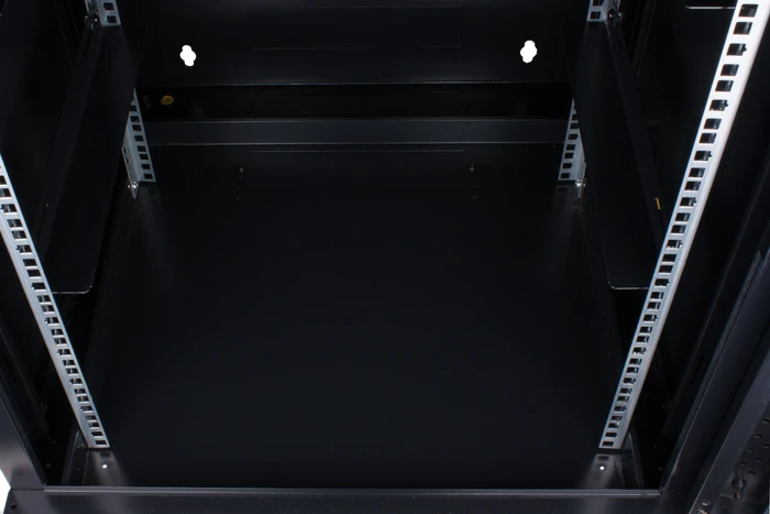 Rockstable 19" Wandschrank 6HE, Sicherheitsglastür, IP2X, schwarz, 600mm tief